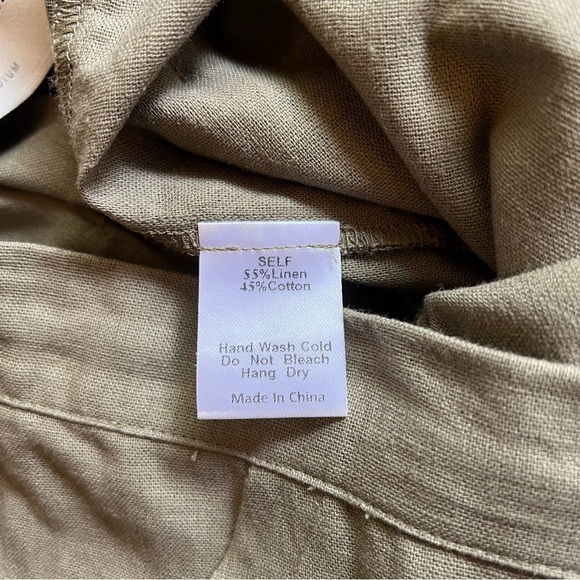 Modern Citizen Linen Wide Leg Crop Pants Size Medium - Picture 5 of 7